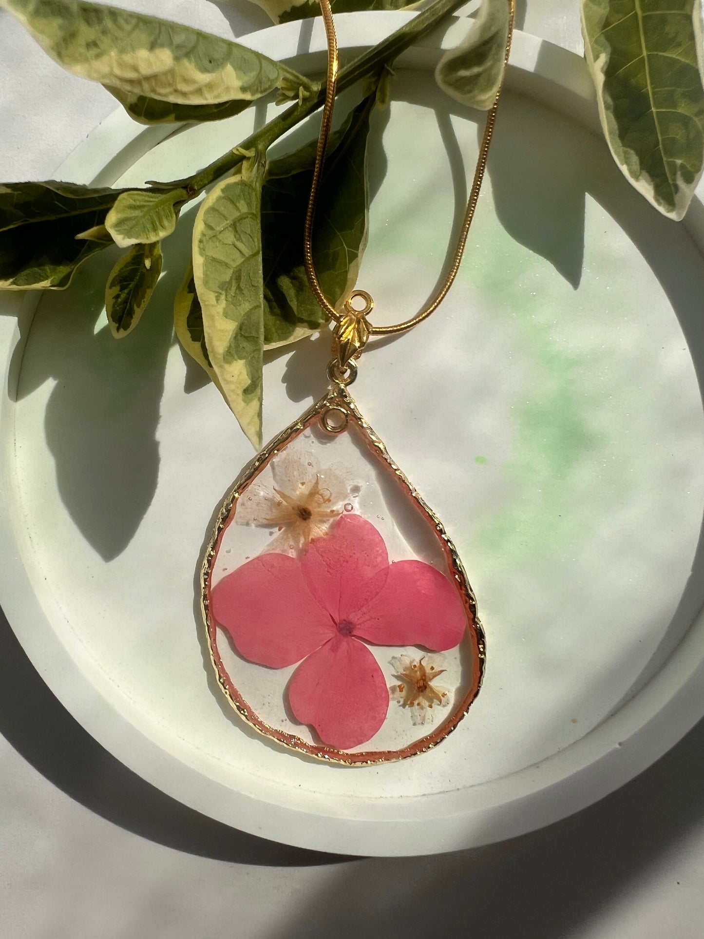 Statement Fynbos Bouquet in Teardrop Resin Jewellery