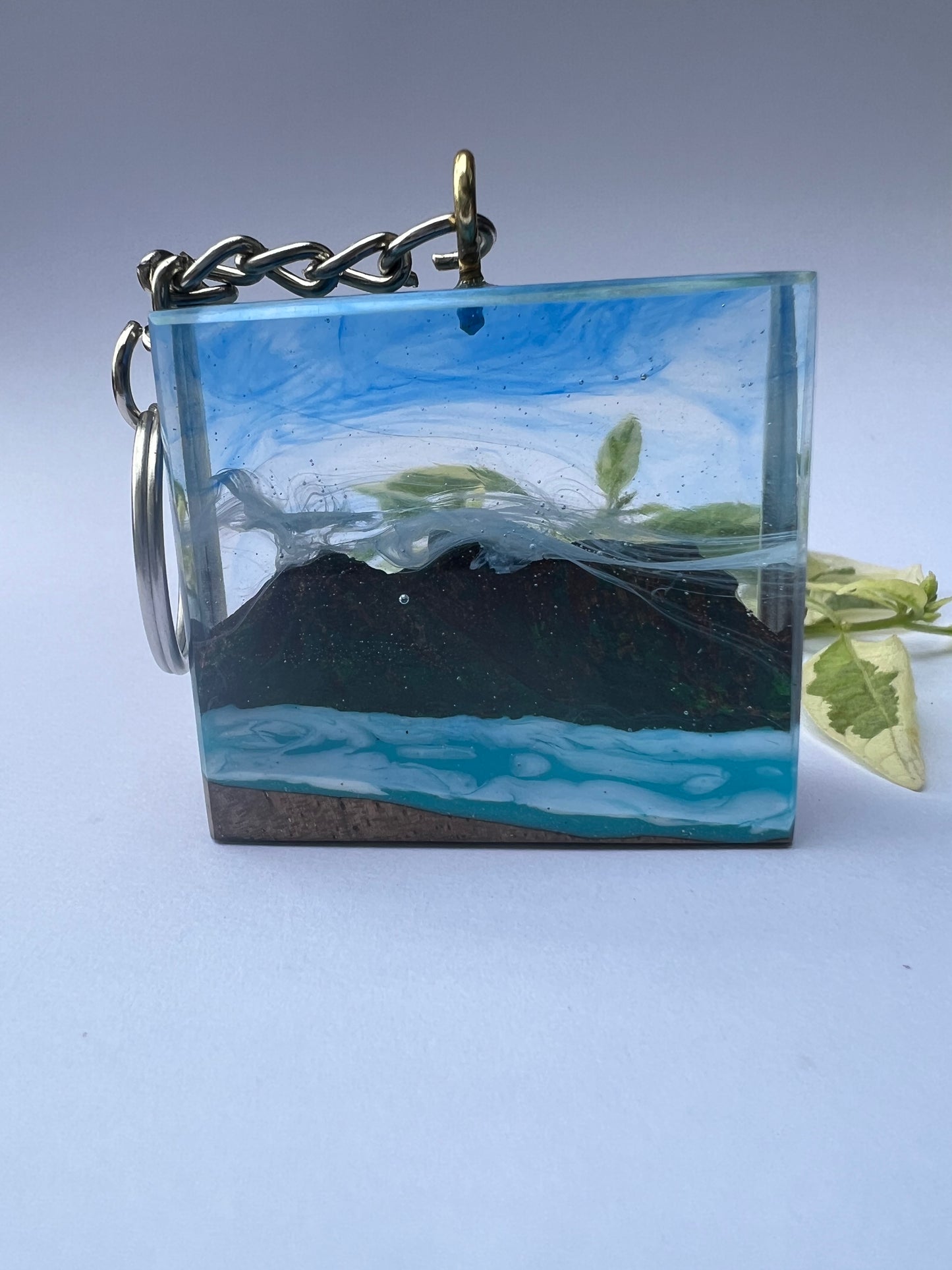 Table Mountain Resin Keychain