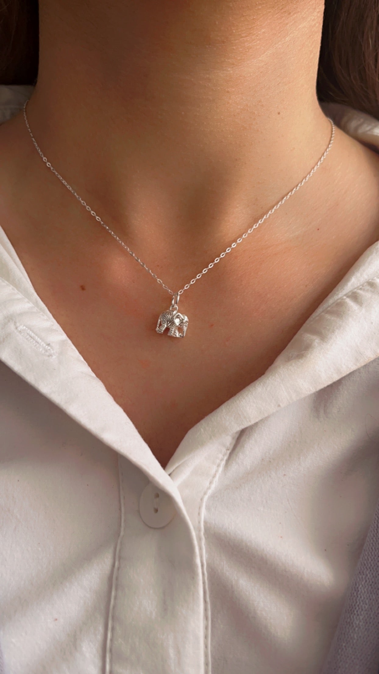 Sterling Silver Tiny Elephant