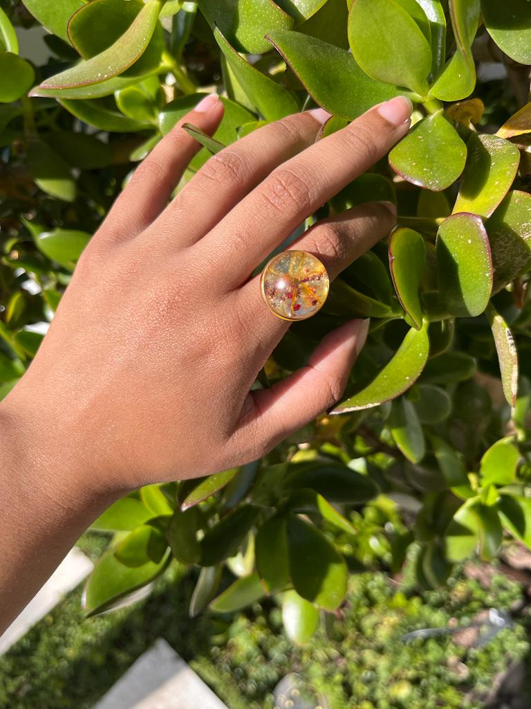 Fynbos Blast Adjustable Resin Ring