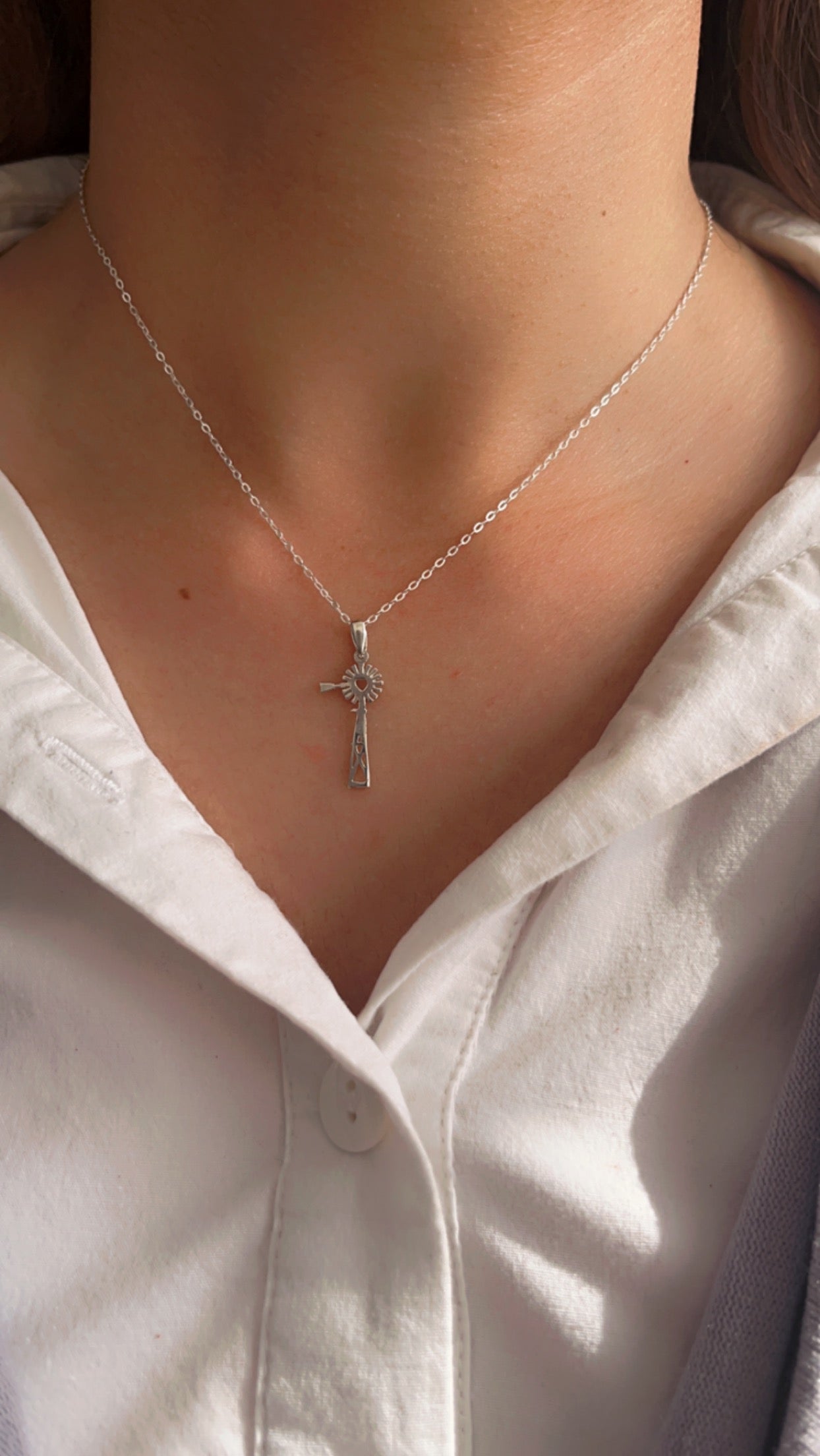 Sterling Silver Windmill