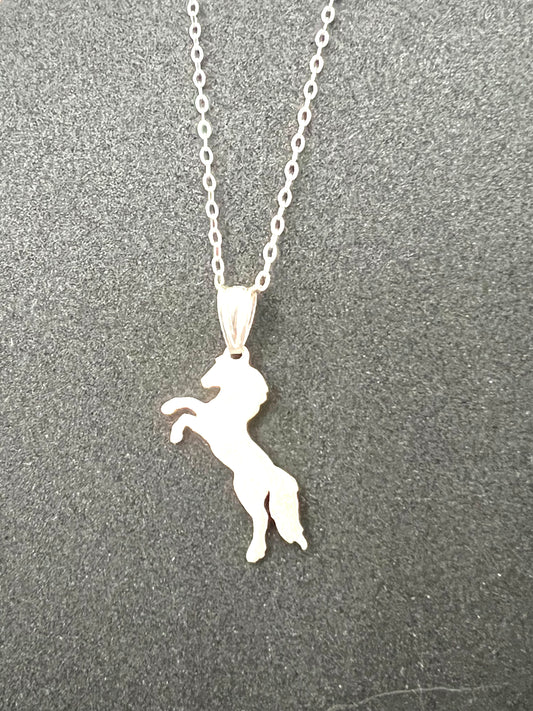 Sterling Silver Wild horse