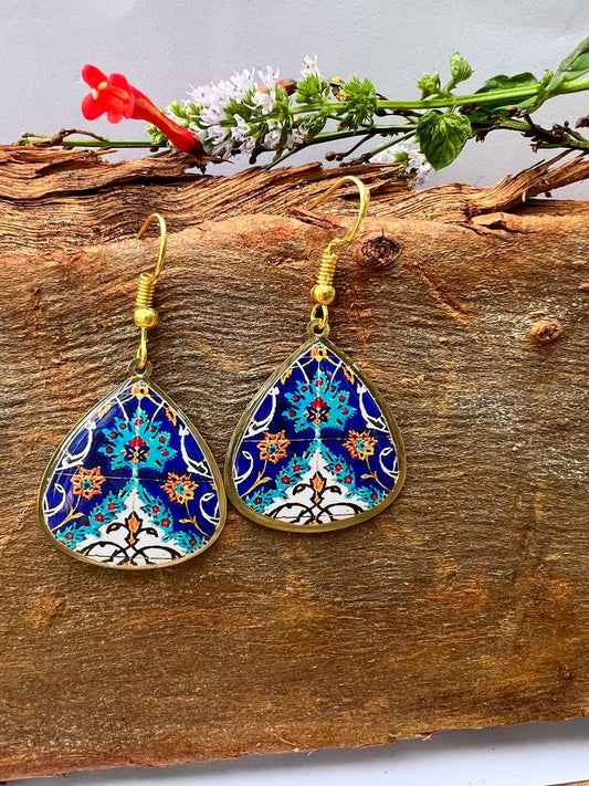 Blue Floral Jewelry