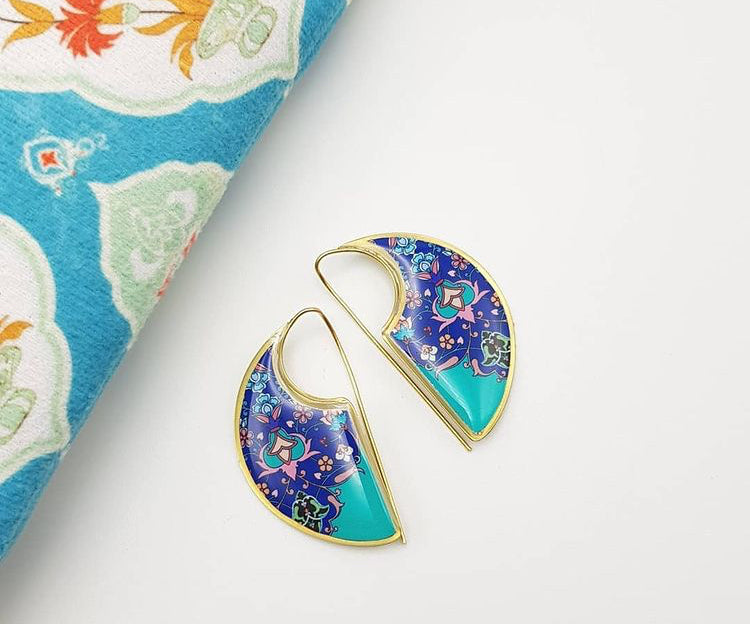 unique style eslimi turqoiuse earrings