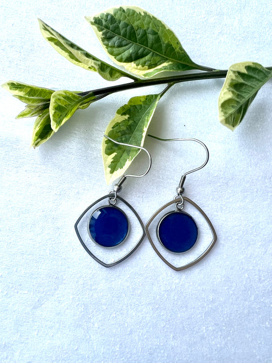 Navy Blue Dot