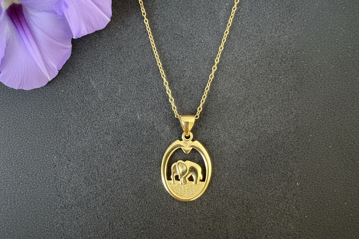 Sterling Silver Tiny Elephant - JewlOn