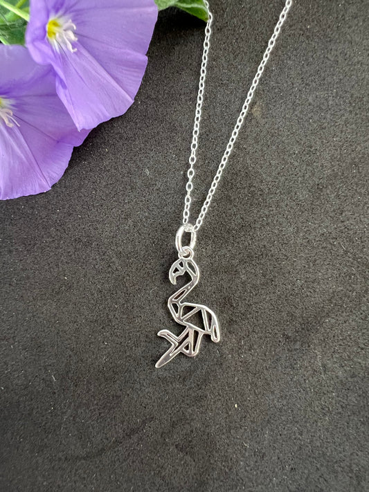 Sterling Silver Flamingo