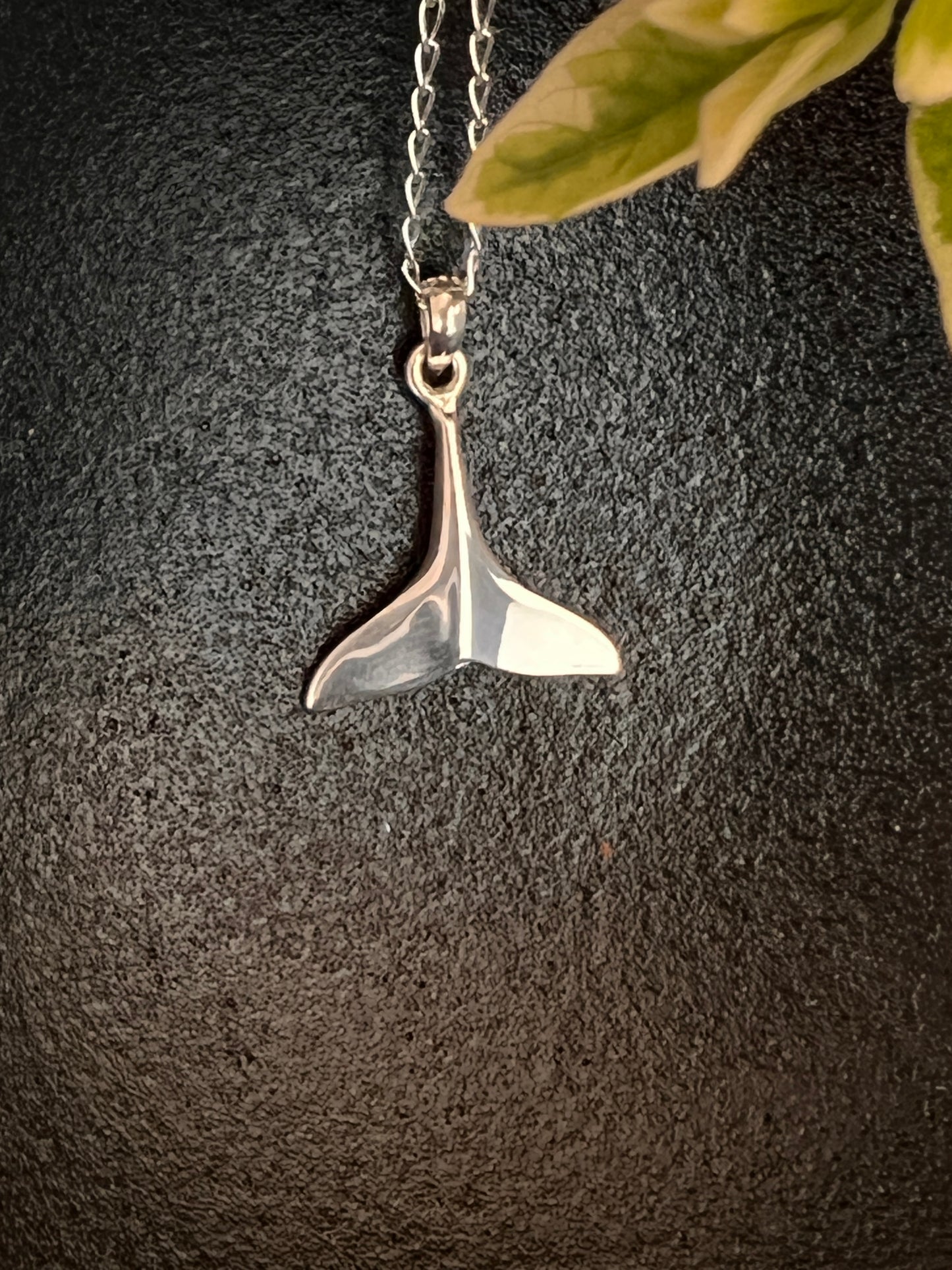 Sterling silver whale tale - JewlOn
