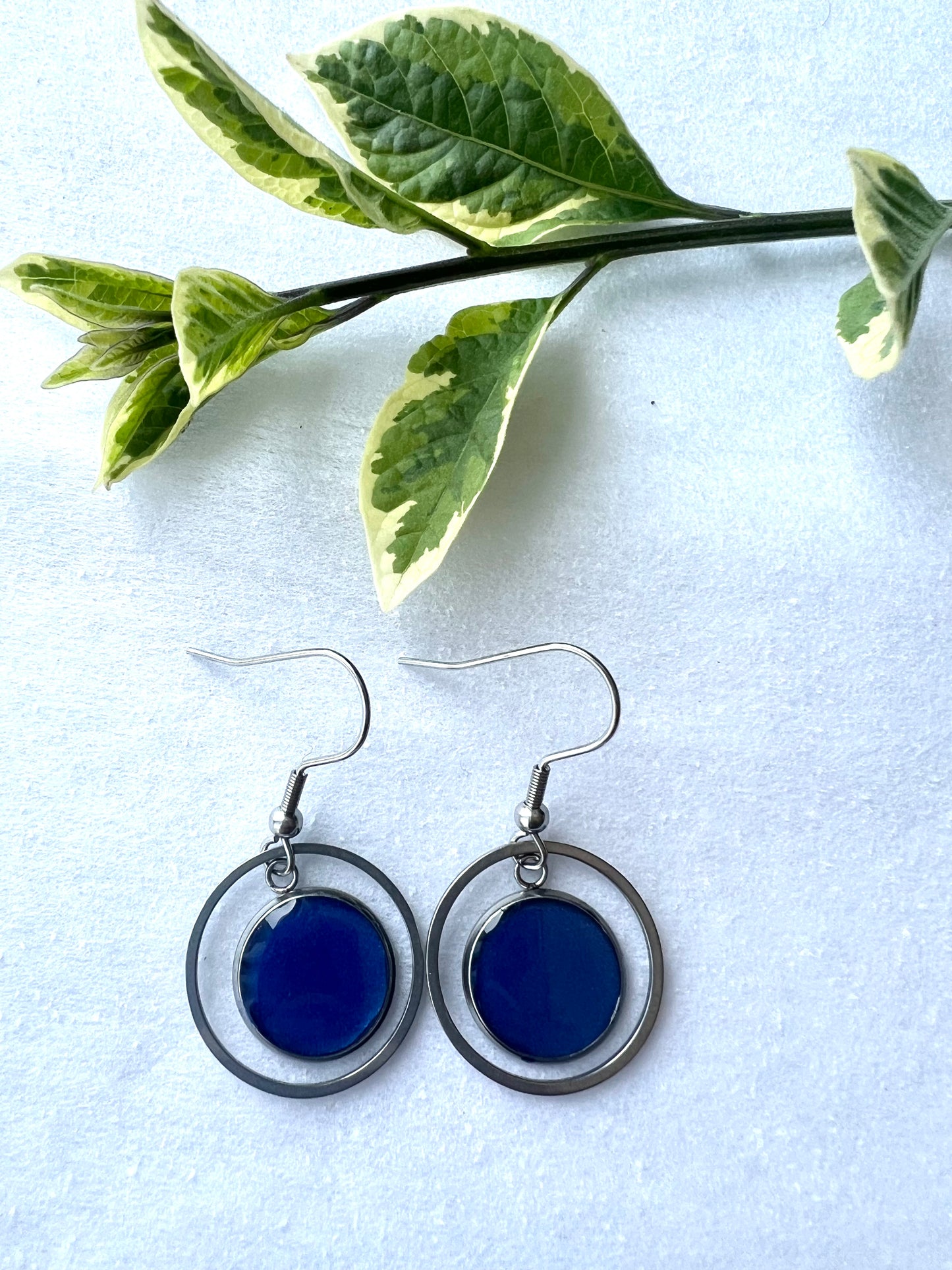 Navy Blue Dot