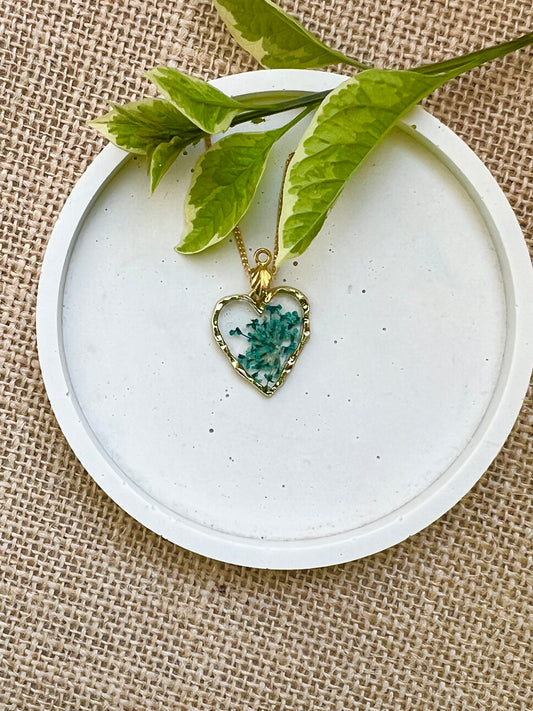 Dainty Blue Lace Fynbos necklace