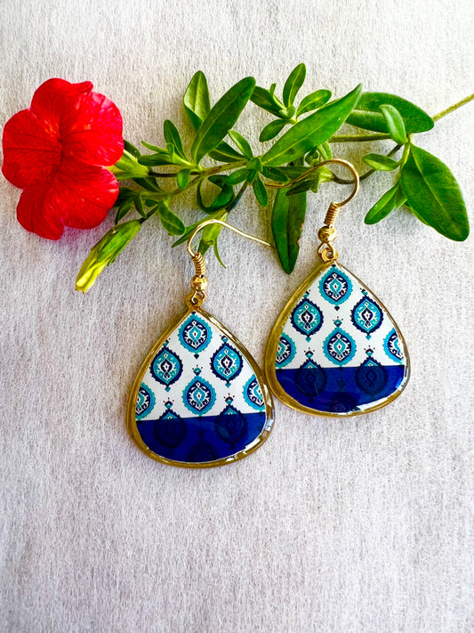 Oriental Pattern Earrings