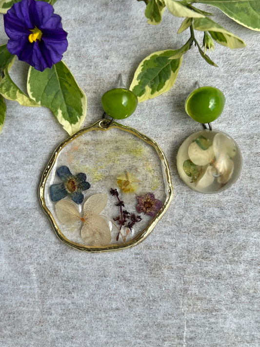 Fynbos Bouquet Mismatched Resin Jewellery
