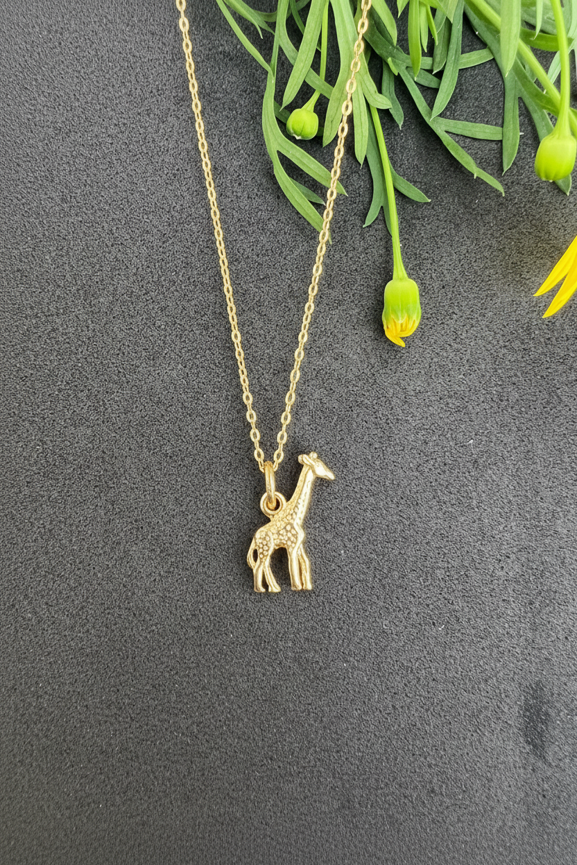 Sterling Silver Tiny Giraffe - JewlOn