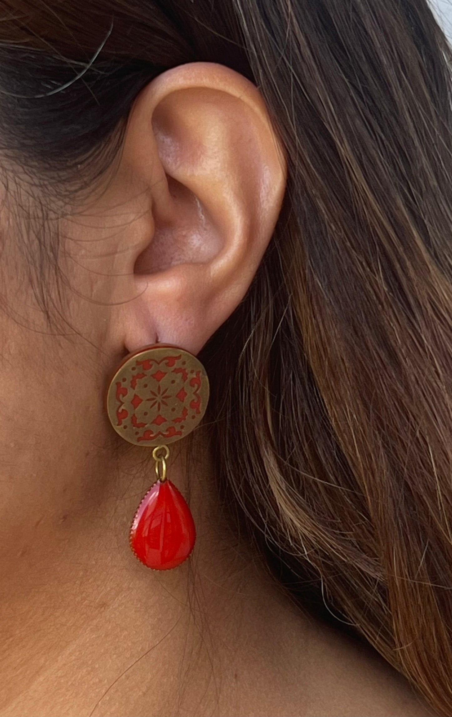 Sufi Round Earrings