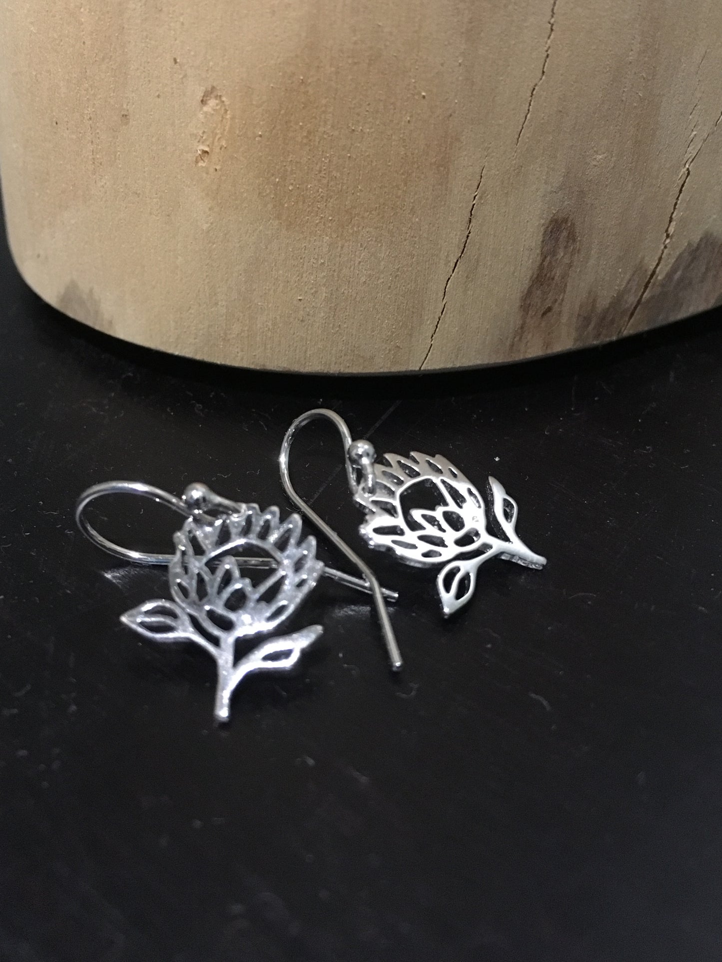 Sterling Silver protea Necklace