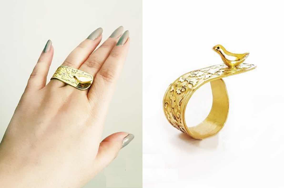 Lovebird Statement Ring - JewlOn